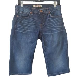 J Brand Monaco Bermuda Roll Up Jean Shorts Convertible Denim Size 28